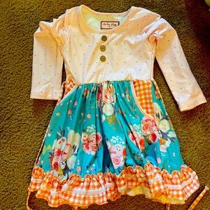 Cheeky Plum 3T Girls Autumn Dress